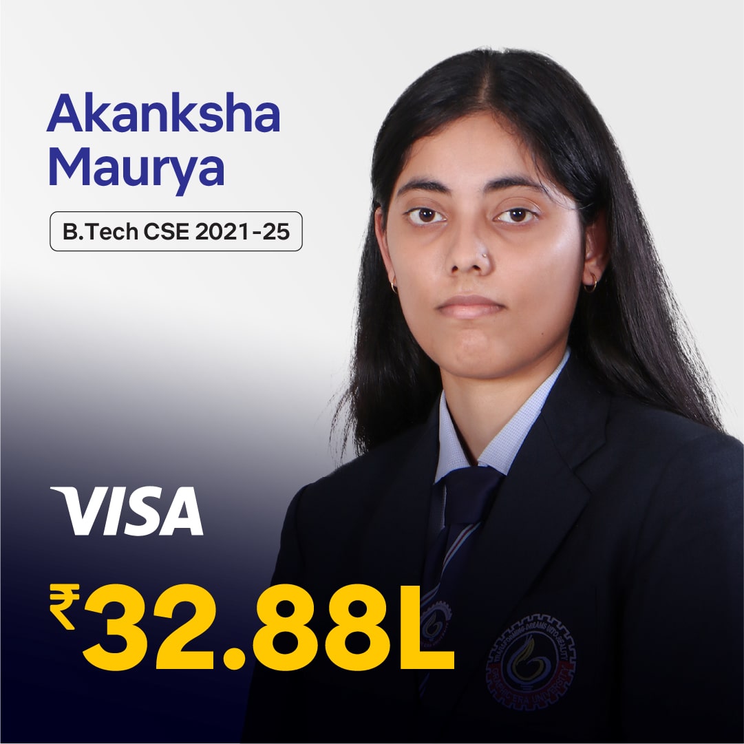 Akanksha Maurya placed in VISA