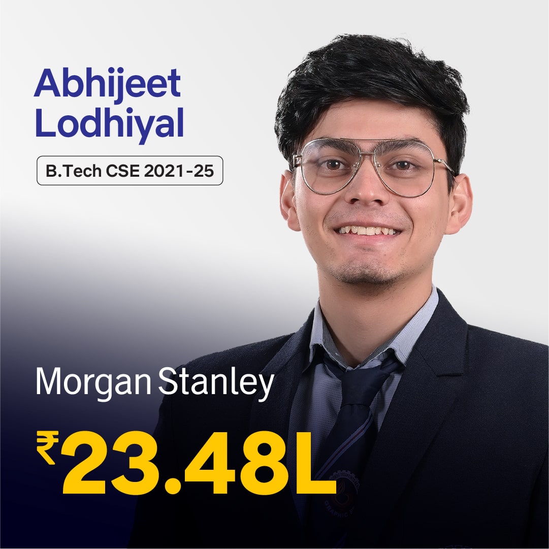 Abhijeet Lodhiyal placed in Morgan Stanley