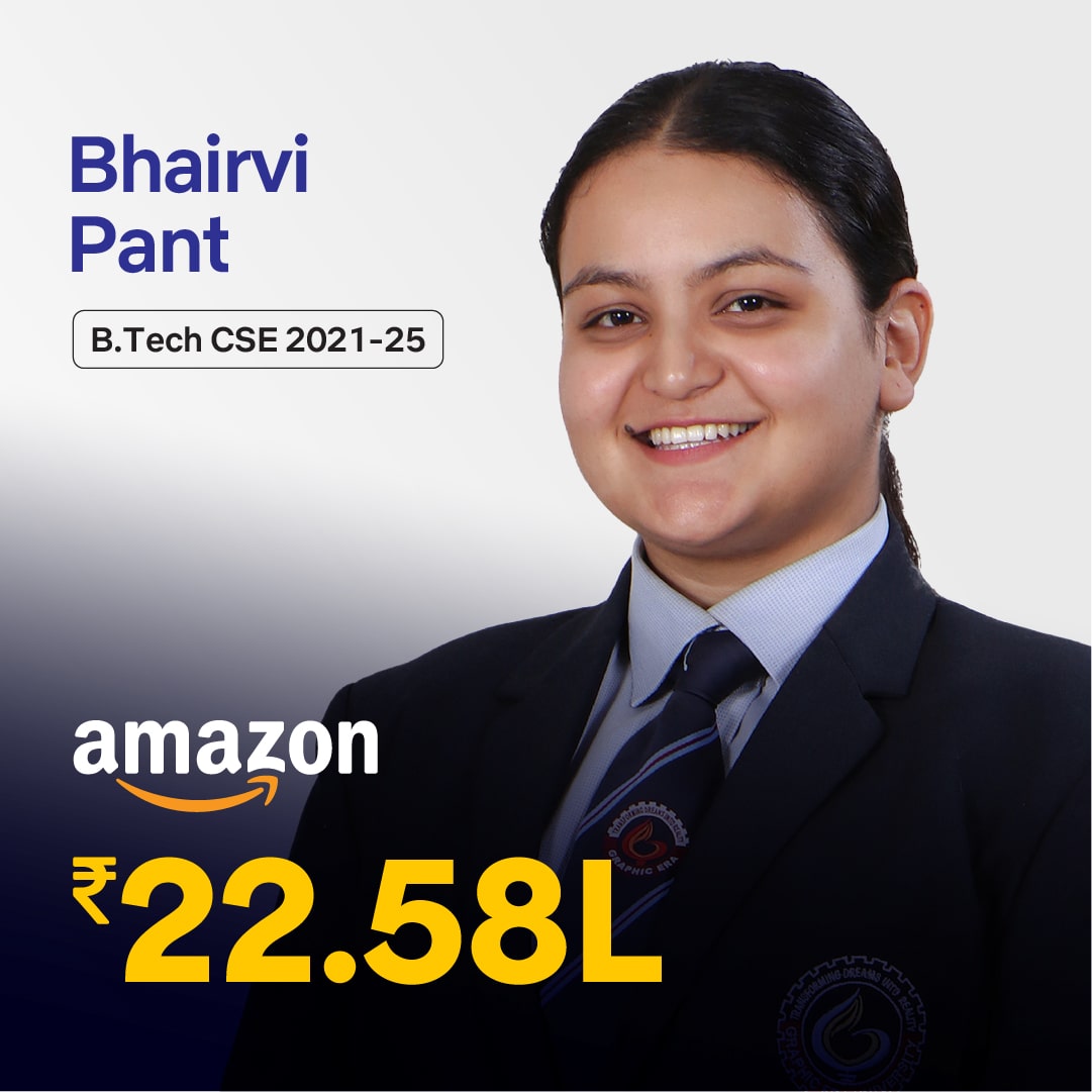 Bhairvi Pant placed in Amazon