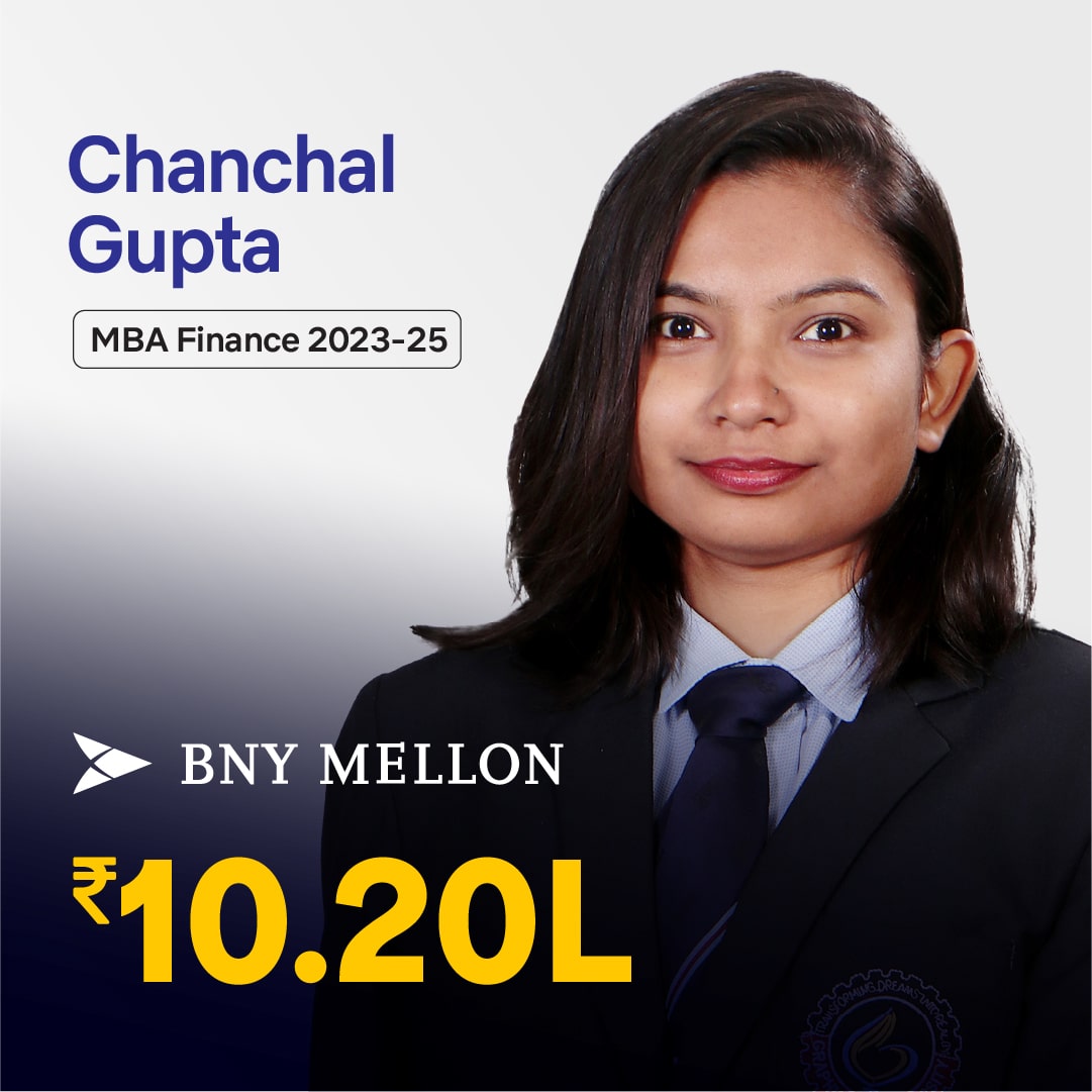 Chanchal Gupta placed in BYN MELLON