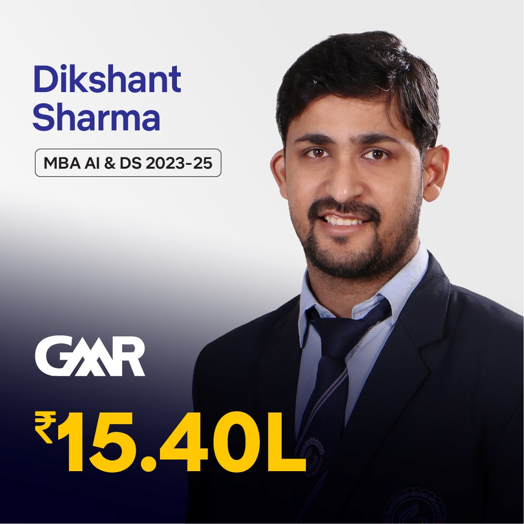 Dikshant Sharma placed in GMR