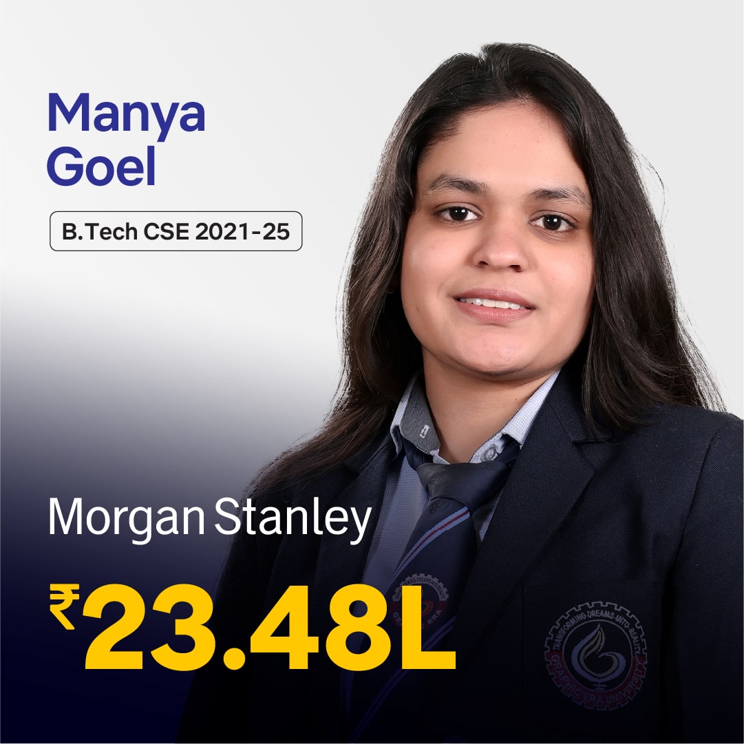 Manya Geol placed in Morgan Stanley