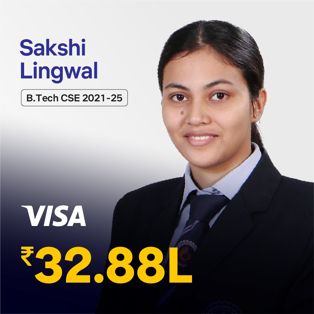 Sakshi Lingwal placed in VISA