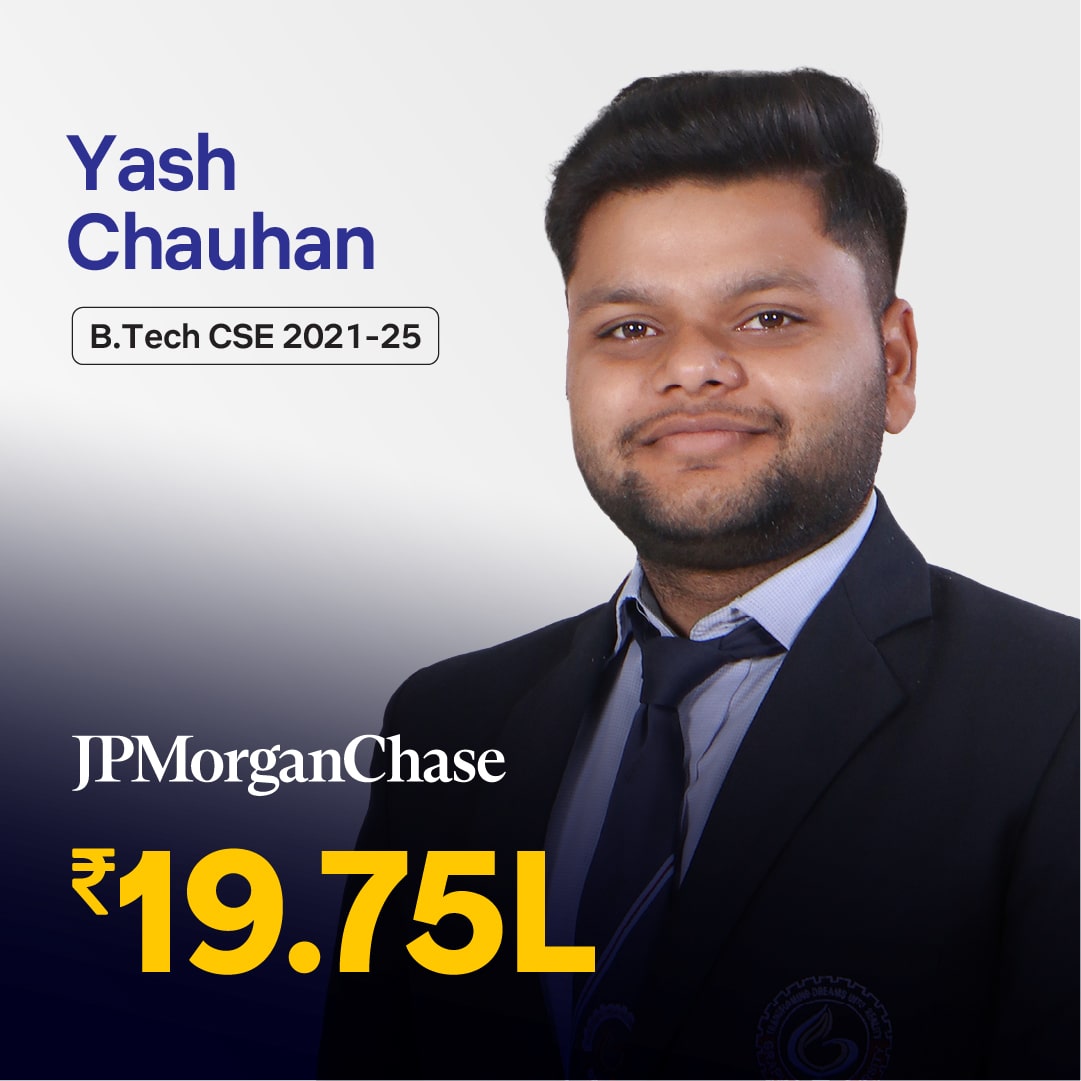 Yash Chauhan placed in JPMorganChase