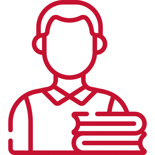 Students discussing in a group