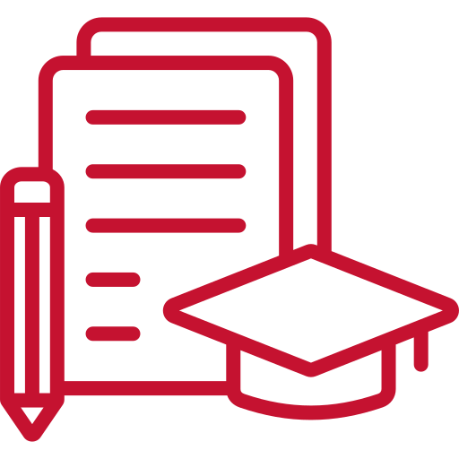 Students discussing in a group