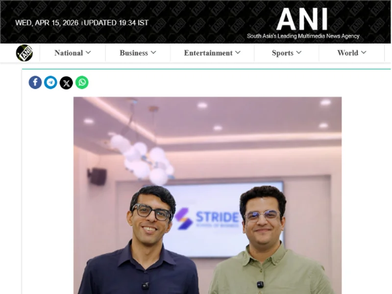 ANI feature on Stride School of Business