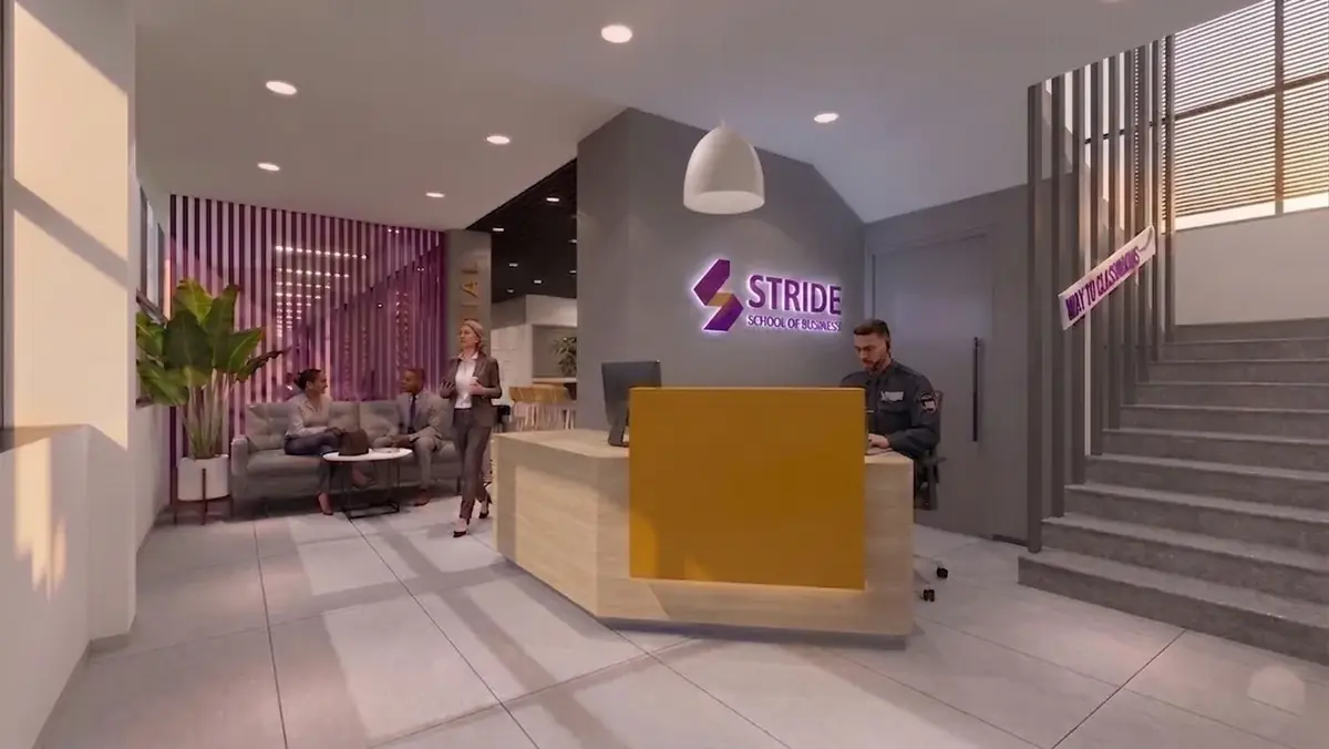 Arrival Lounge - Stride School of Business